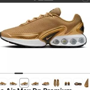 Air Max Dn Premiums Womens Size 9 White/Gold